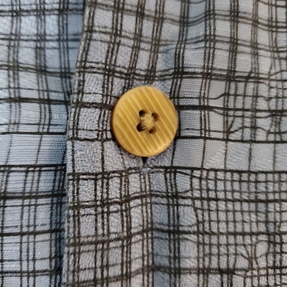 Tommy Bahama Shirt Men's M 100% Silk Blue Button Up Camp Shirt Hawaiian Pockets - Picture 3 of 11